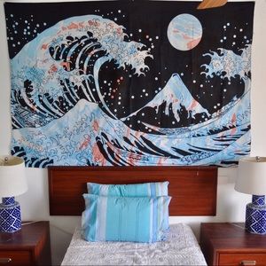 The wave Tapestry,wall hanging, wall decor